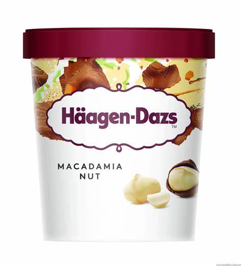 Tarrina Häagen Macadamia