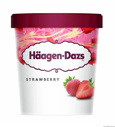 Tarrina Häagen Maduixa